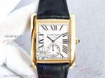 KS Factory Cartier Tank A900 Silver Roman Face Yellow Gold Case 34mm × 44mm 1904MC Watch